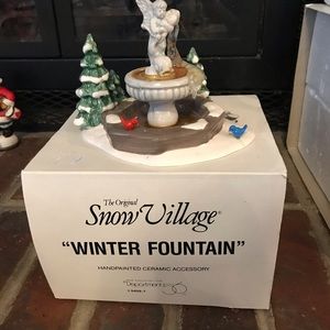 Department 56 Winter Fountain